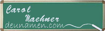 Carol Maehner Visitenkarte